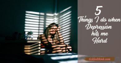5 Things I do to make living with Anxiety Easier - Tickled Think