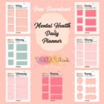 Free Mental Health Daily Planner Printables - Tickled Think