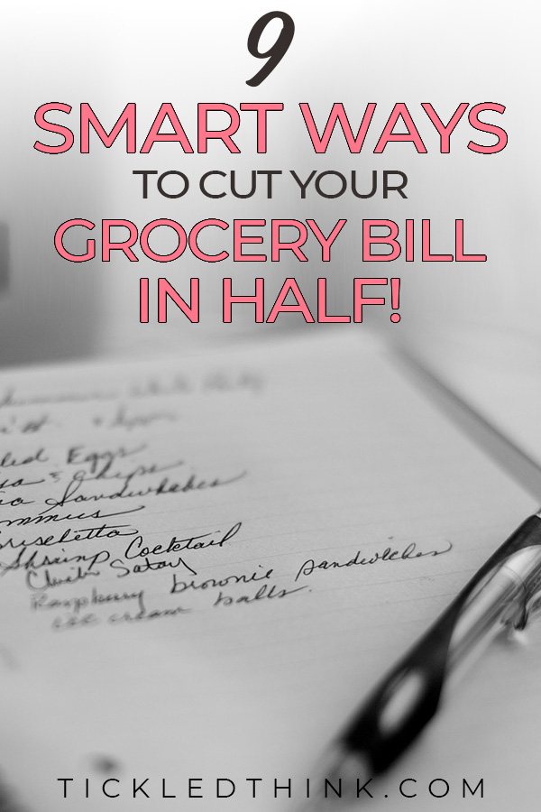 smart ways to cut your grocery bill in half