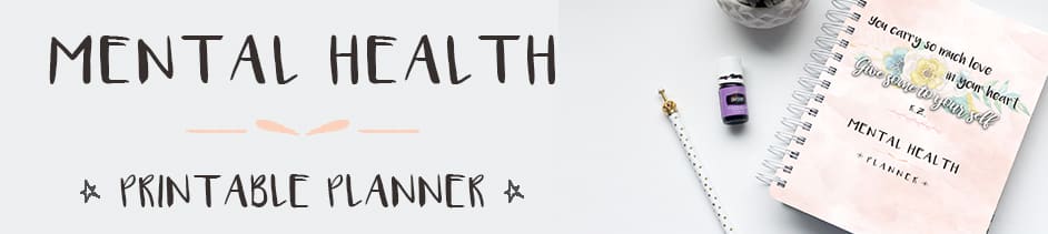 mental health planner to help you be a better you