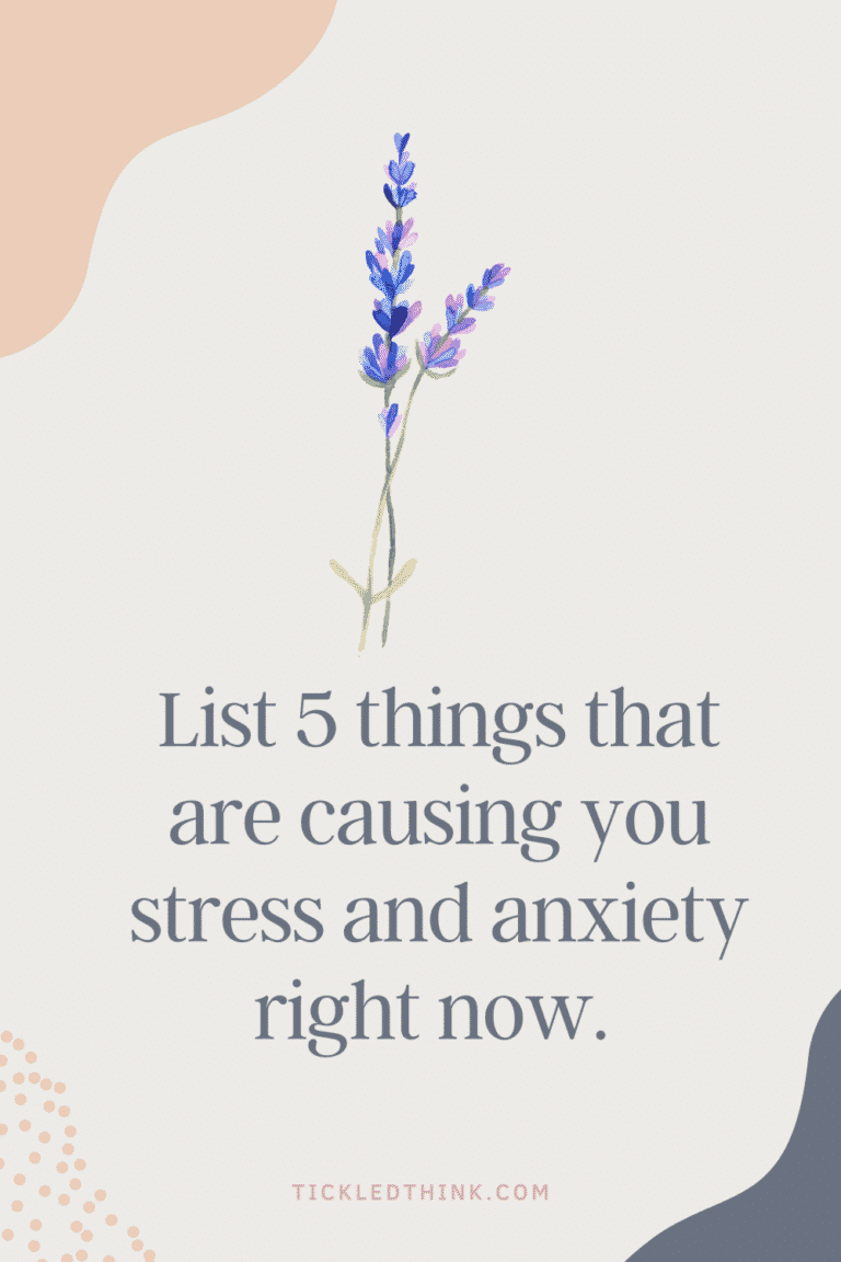 20 Journal Prompts For Your Mental Health - Tickled Think