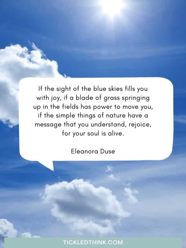 Beautiful blue quotes and sayings