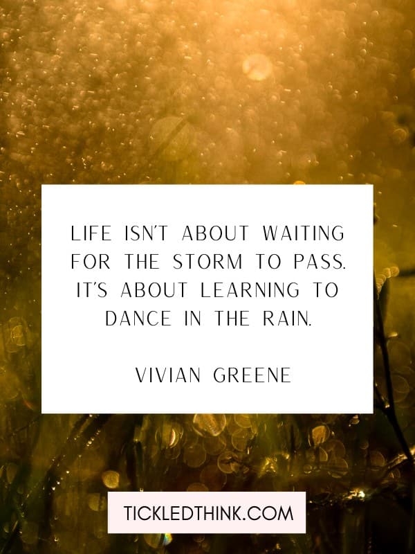 Inspiring rain quotes