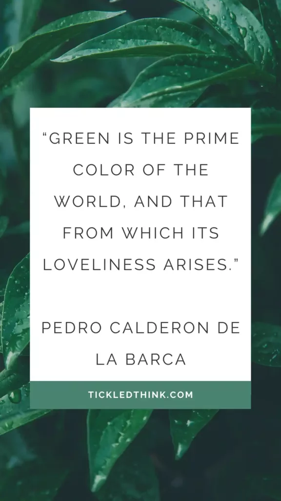 Green quotes and quotes about the color green