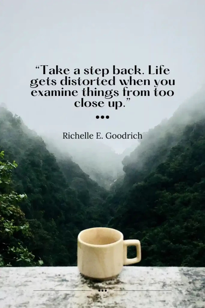 Take a step back quotes and quotes on taking a step back