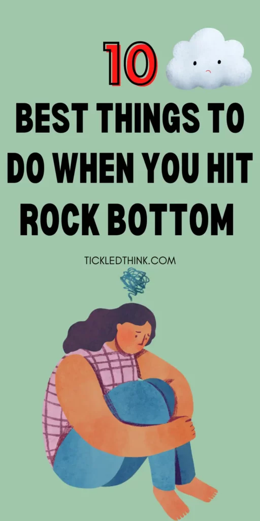 when you hit rock bottom