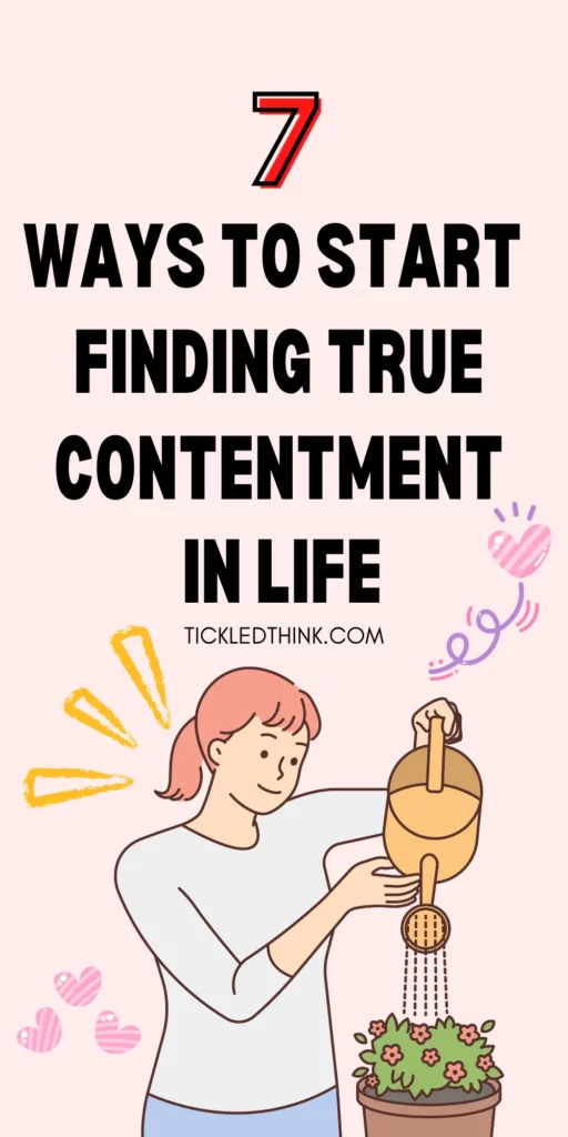 How To Be Content In Life  
